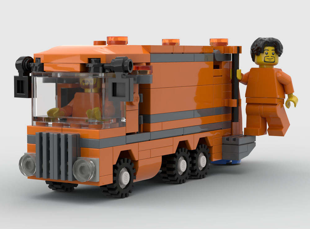 Lego Garbage Truck City (fully functional)