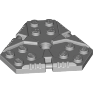 Lego Plate Special 6 x 6 Hexagonal with Pin Hole
