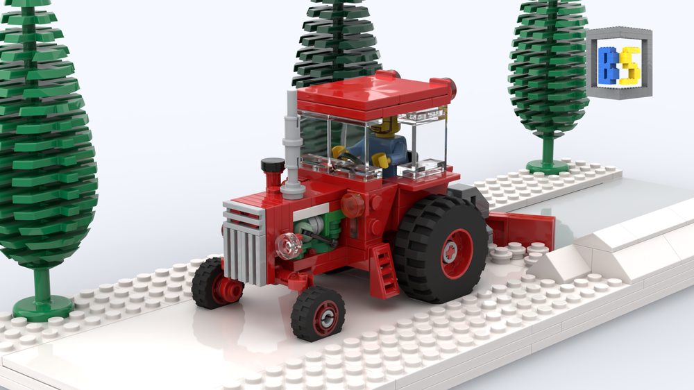 Lego Volvo BM T810 with scrape blade