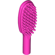 Lego Equipment Hairbrush Short Handle [10mm] / Dark Pink