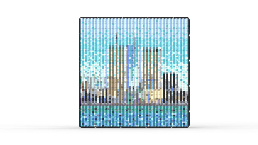 Lego World Trade Center Lenticular