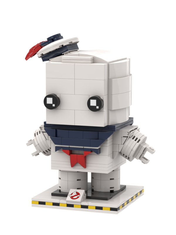 Lego Stay Puft Marshmallow man Brickheadz (upscaled)