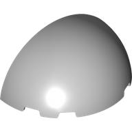 Lego Dome 6 x 3 x 3 Half / Light Bluish Gray