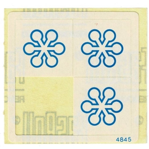 Lego Sticker Sheet for Set 147-1 / [No Color/Any Color]