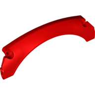 Lego Technic Panel Car Mudguard Arched 15 x 2 x 5, Arched Top / Red