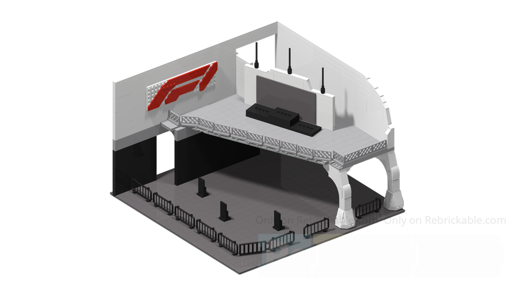 Lego Formula 1 Podium display
