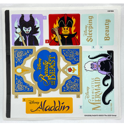 Lego Sticker Sheet 1 for Set 43227-1