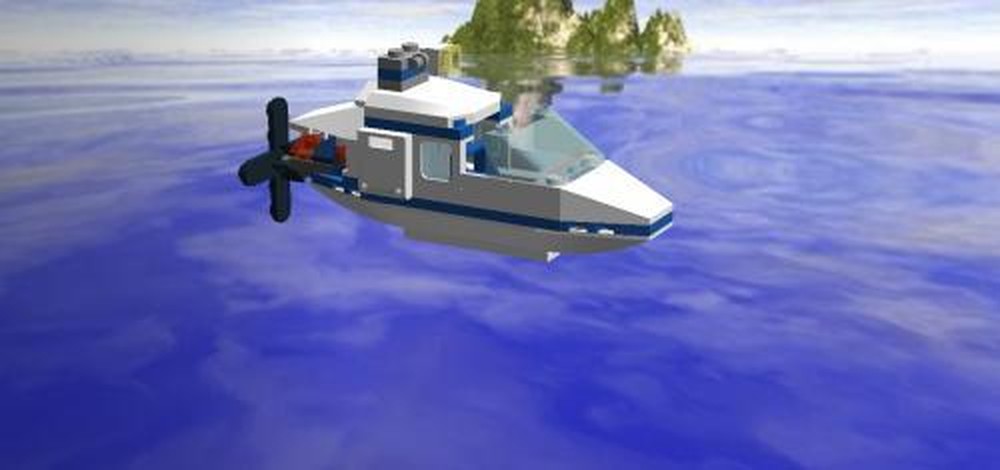 Lego Police Speedboat