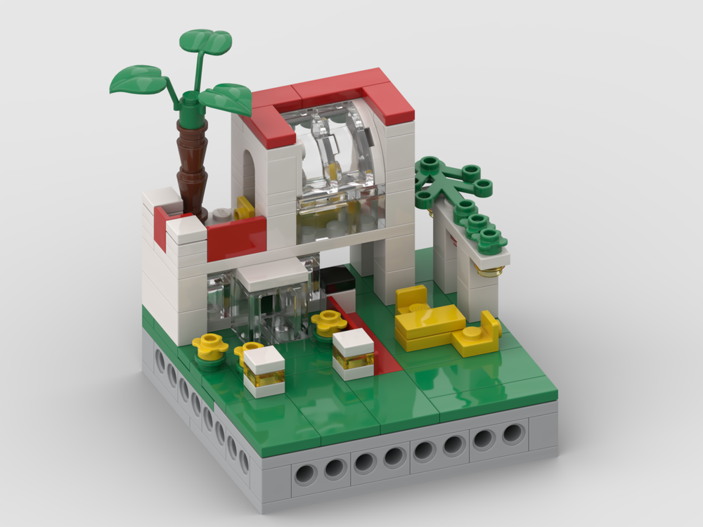 Lego 6376, 10037 - Breezeway Café (microscale version)