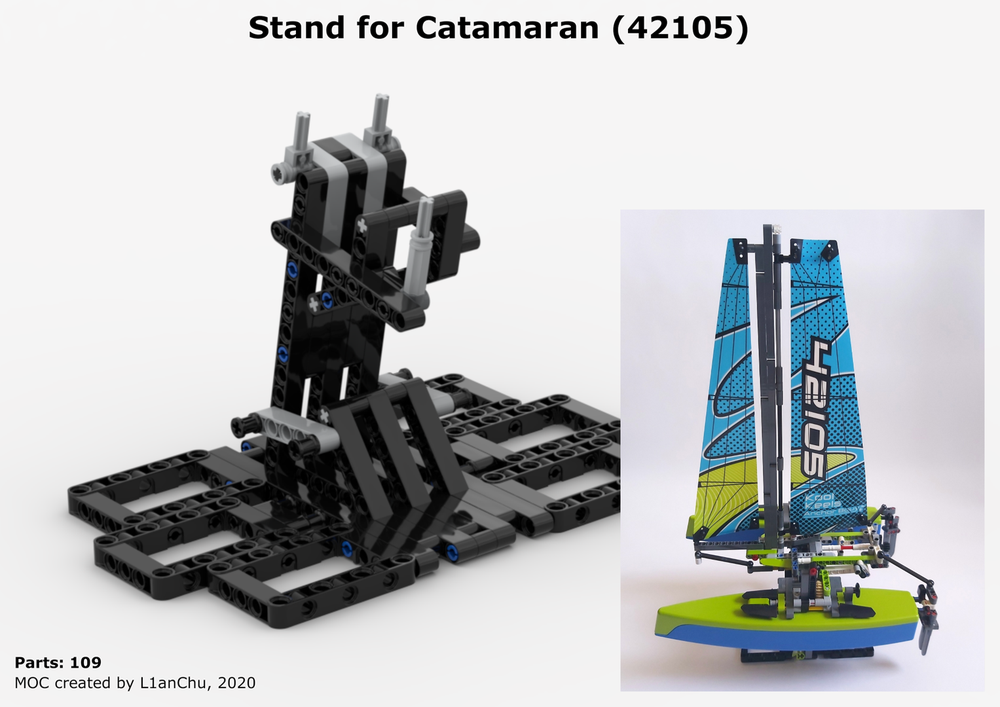 Lego Stand for Catamaran (42105)
