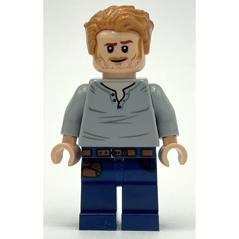 Lego Owen Grady in Light Bluish Gray Shirt