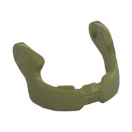 Lego Headwear Accessory Visor / Chin Guard (Resistance Trooper) / Olive Green