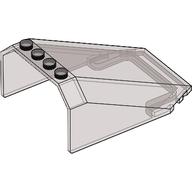 Lego Windscreen 8 x 6 x 3 Wedge with Imperial Shuttle Canopy Print