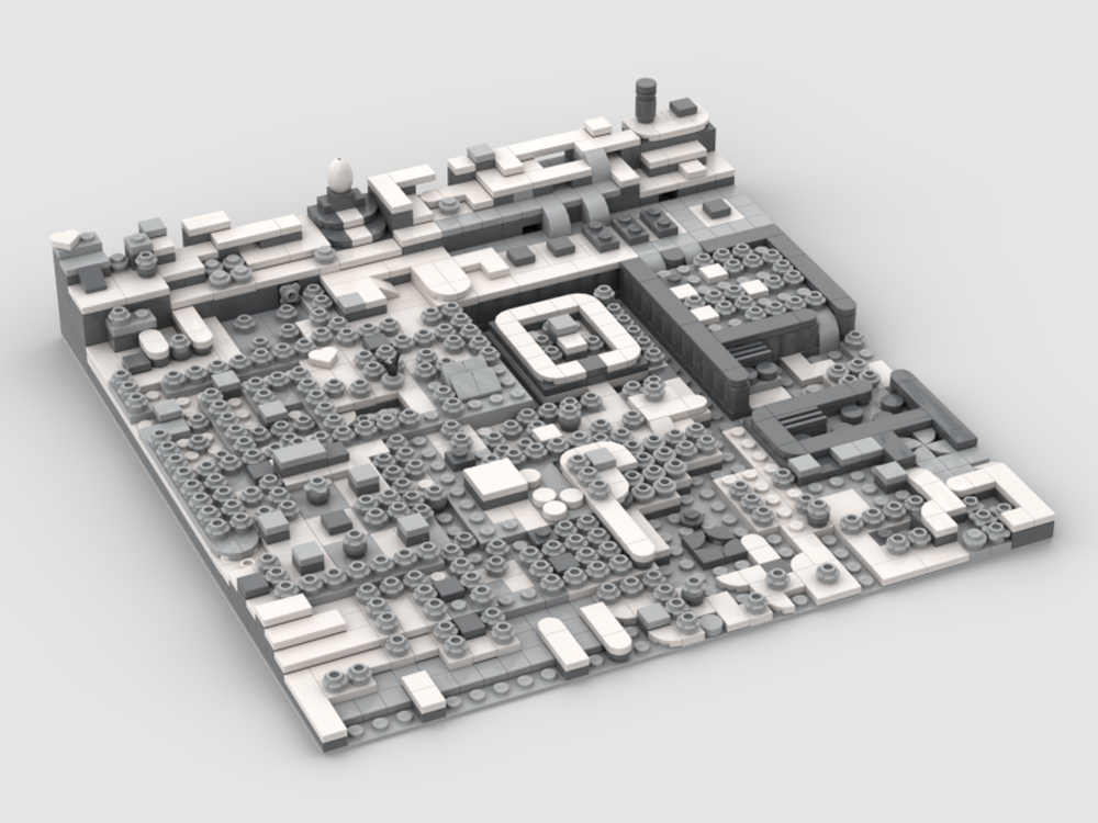 Lego Koholint Island Gameboy Gray