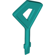 Lego Tile Remover Key Diamond [DOTS] / Dark Turquoise