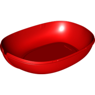 Lego Duplo Boat Base / Red