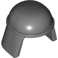 Lego Helmet Imperial Pilot, Smooth [PLAIN] / Dark Bluish Gray