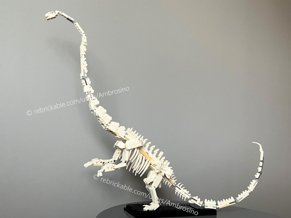 Lego 21320: Barosaurus lentus skeleton (minifig scale)