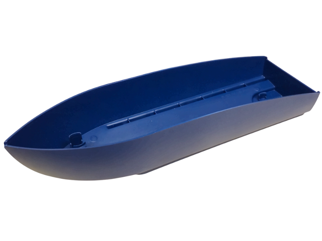 Lego Boat, Hull Unitary 34 x 10 x 5 1/3, Base / Dark Blue