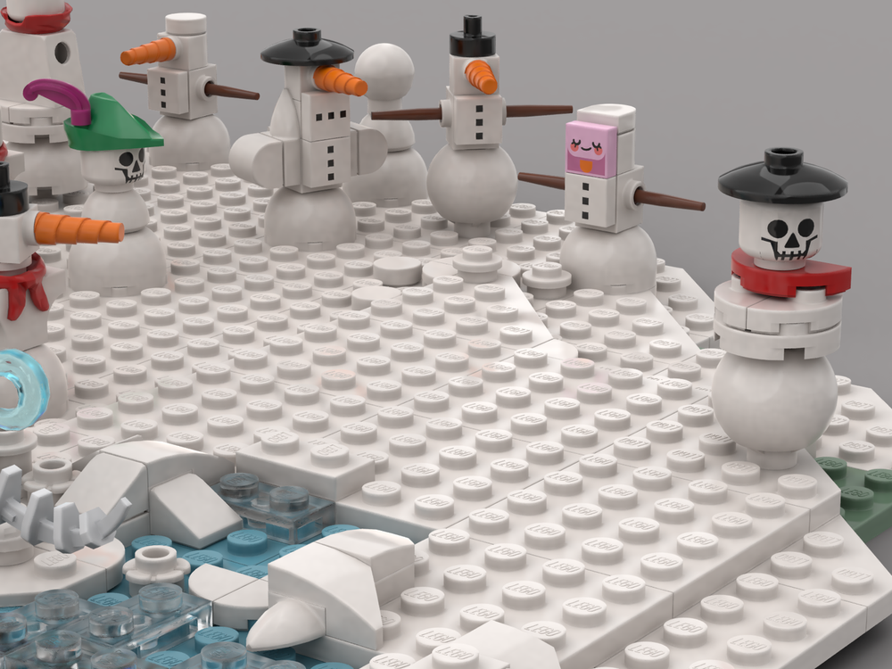 Lego Let's make snowmen!