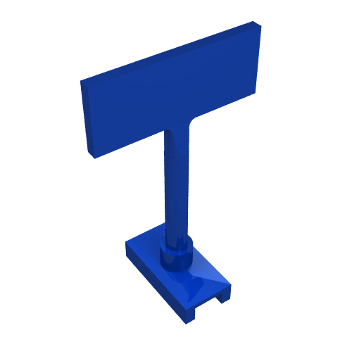 Lego Road Sign Wide Rectangle