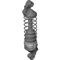 Lego Technic Shock Absorber 11.5L [Complete Assembly] / Dark Bluish Gray