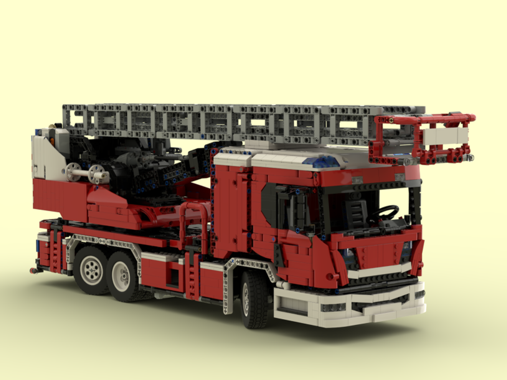 Lego Facelift for Scania L Fire Engine (MOC-60361)