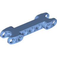 Lego Technic Axle and Pin Connector 2 x 7 with Two Ball Joint Sockets / Medium Blue