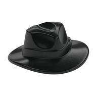 Lego Hat Wide Brim, Outback Style with Wide Belt, Buckle (Fedora) / Black