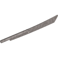 Lego Weapon Sword, Big Blade with Bar / Flat Silver