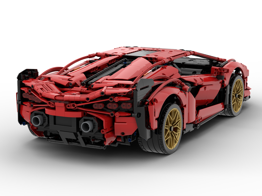 Lego Lamborghini Sian FKP 37 - Rosso