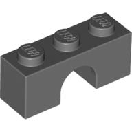 Lego Brick Arch 1 x 3 / Dark Bluish Gray