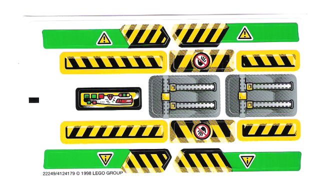 Lego Sticker Sheet for Set 8446-1