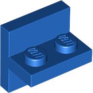Lego Bracket 2 x 2 with 1 x 2 Vertical Studs / Blue