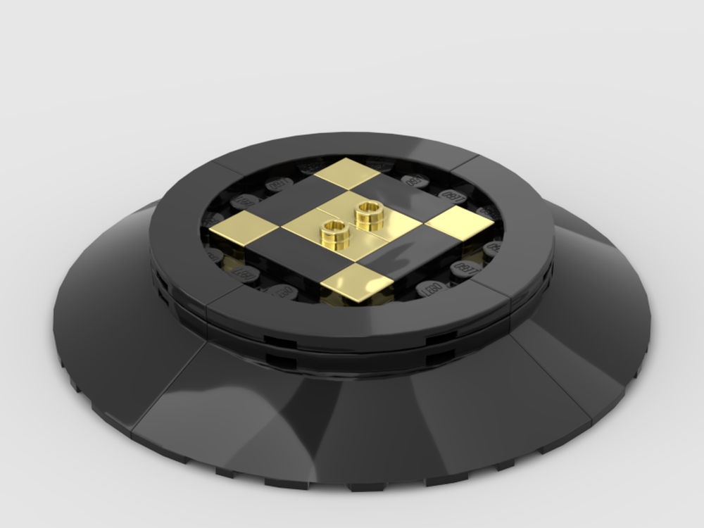 Lego mr. gold display stand