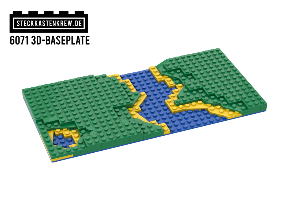 Lego 6071 3D Baseplate