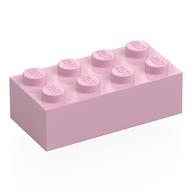 Lego Brick 2 x 4 / Pink