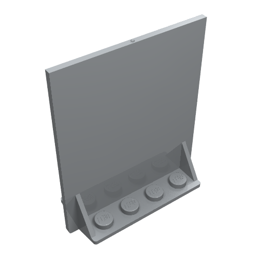 Lego Door 2 x 5 x 5 Swivel, Bracket Base / Light Bluish Gray