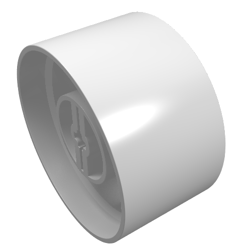 Lego Wheel 24 x 43 Technic / White