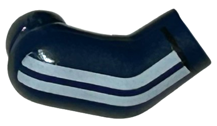 Lego Arm, Right with 2 White Stripes Pattern