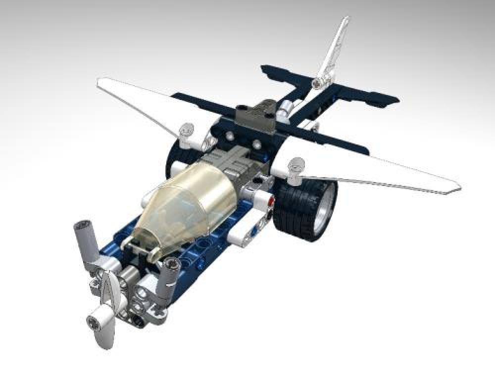 Lego Pull Back Plane