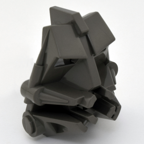 Lego Large Figure Head Connector Block 3 x 4 x 1 2/3 / Dark Bluish Gray