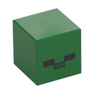 Lego Minifig Head Special, Cube with Zombie Face Print