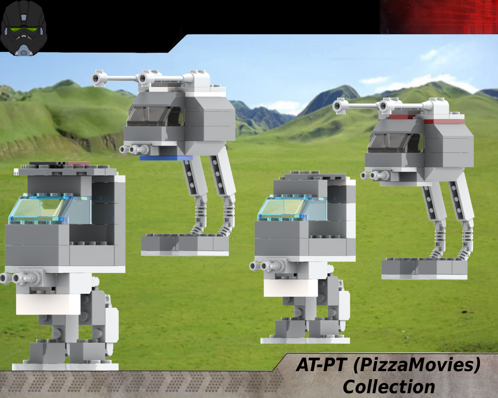 Lego AT-PT Collection (Classic-style, PizzaMovies)