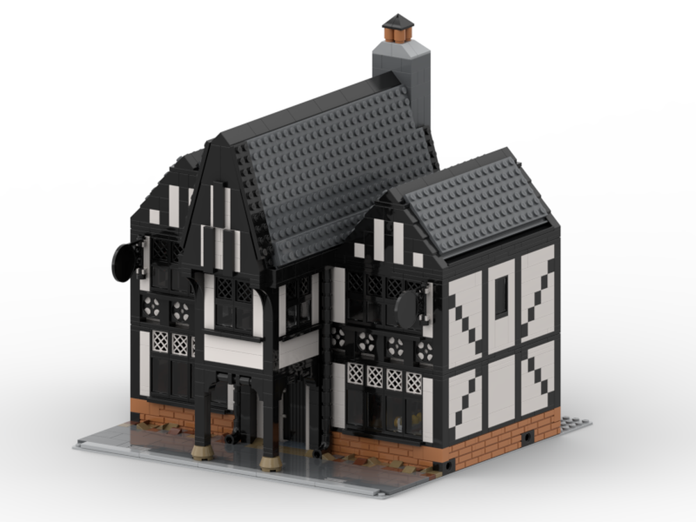 Lego Modular Tudor Pub - The Queen's Head
