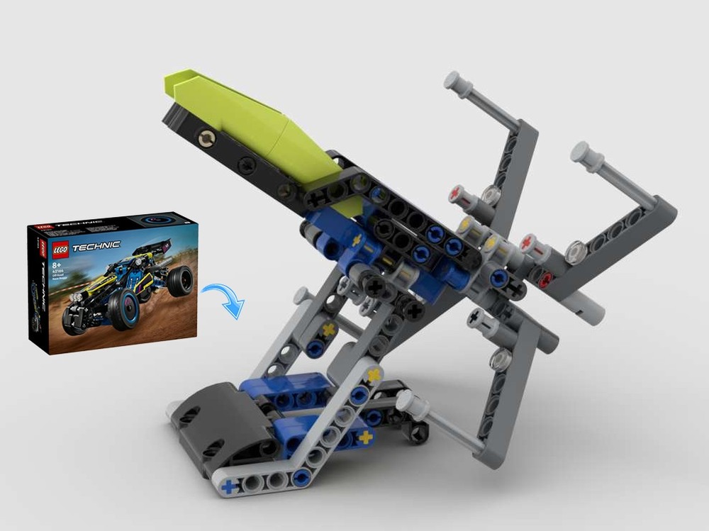 Lego T-65 XWing with stand 42164 Alternate Build