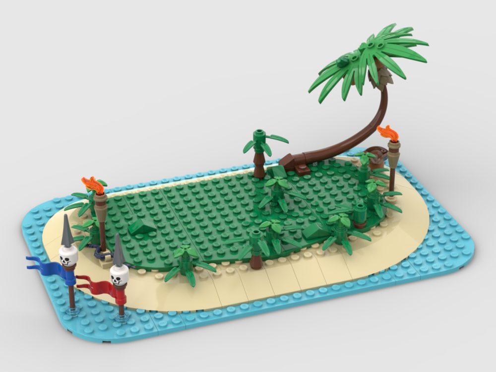 Lego Crocodile Cage + Kahuka's Throne [Base Only]