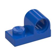 Lego Plate Special 1 x 2 with Pin Hole on Top / Blue