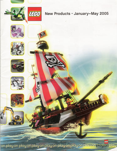 Lego 2005 Dealer Large Canadian 'New Products January - May'