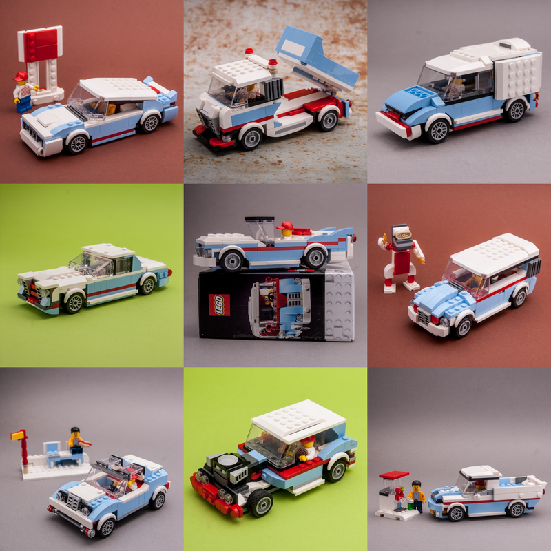 Lego 40681 Custom Rebuild Models